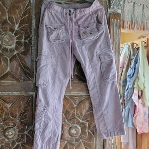 FREE PEOPLE Lavendar TAHITI Cargo Pants